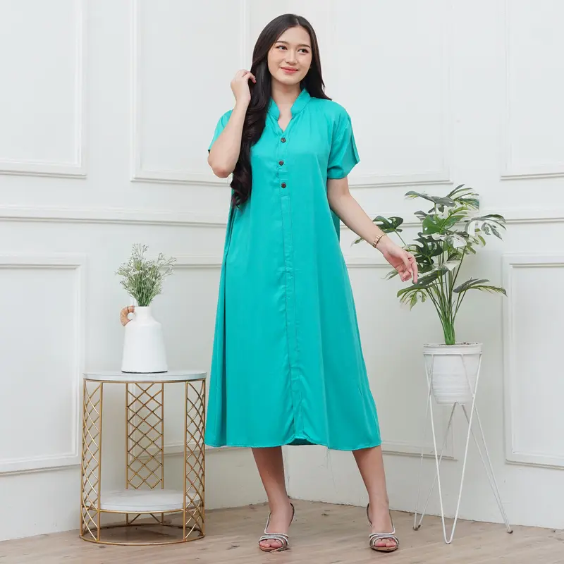 Daster Polos Rayon Twill Premium Dater Virall HomeDress Jumbo Terbaru 1