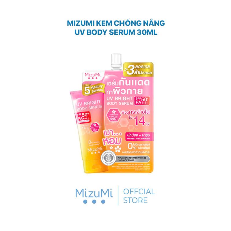 LIVE MizuMi Sachet Kem chống nắng hương hoa UV Body Serum 30ml