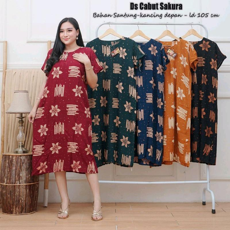 daster cabut bahan santung/ rayon | ld 105 cm 4