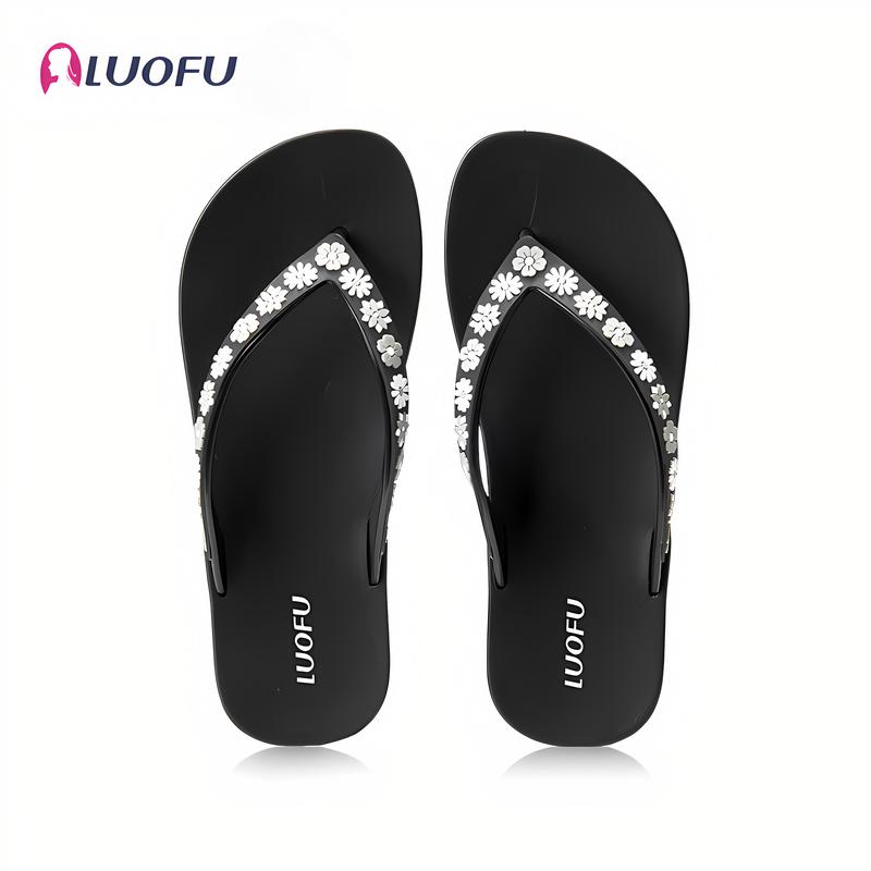 Dép Lê Nữ Luo Fu, Dép Và Dép Xỏ Ngón, Giày Bệt Nữ Shoes DéP 1