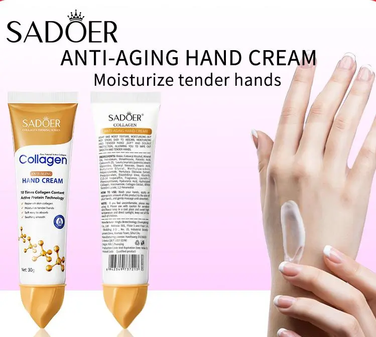 【LIMITED OFFER 】Collagen anti-wrinkle hand cream moisturizing and tenderizing anti-drying hand cream for autumn and winter