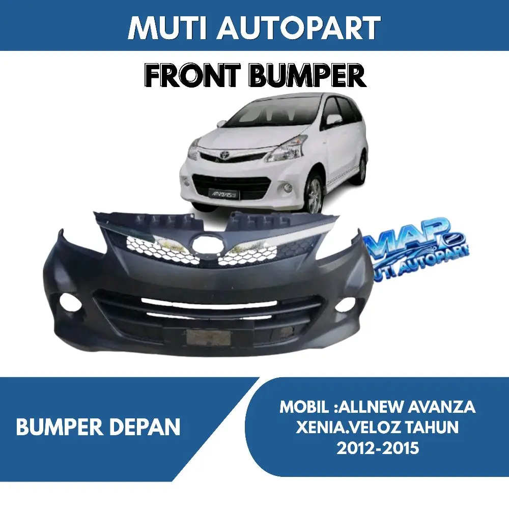 MUTI AUTOPART Bumper Depan Allnew Avanza Xenia Veloz Tahun 2012-2015 untuk Mobil Anda