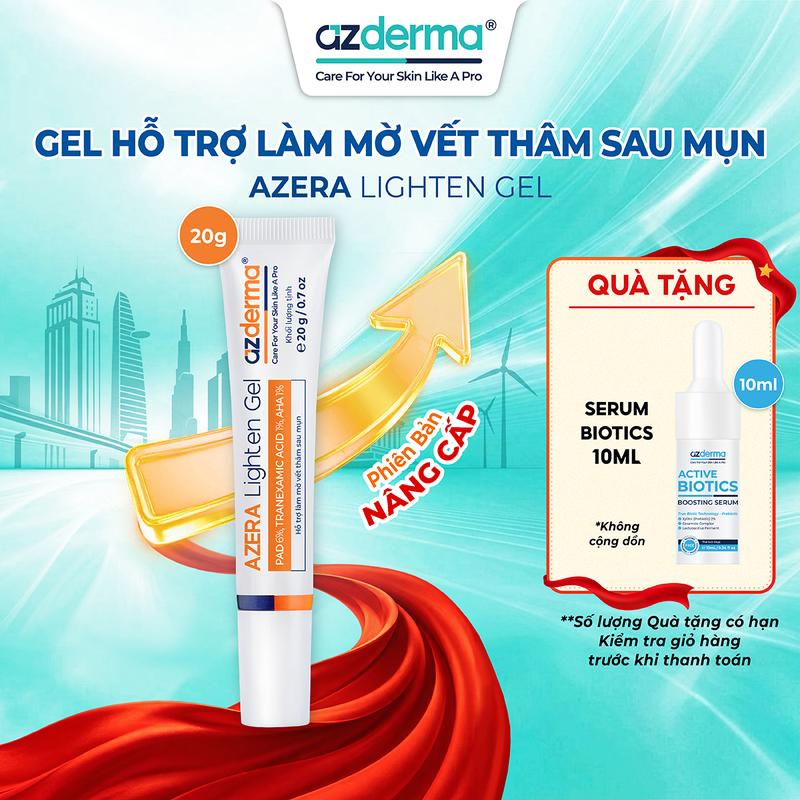 Gel giúp hỗ trợ làm mờ thâm mụn, hỗ trợ làm sáng, giúp da đều màu và dưỡng ẩm…