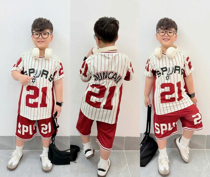 [G39] 12-45kg Bộ quần áo ( quần thun không túi ) đồ bé trai mặc nhà đi chơi chất thun lạnh thái