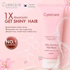 Cyeecare Hair Conditioner Double Keratin Hair Mask Rambut Lembut Fragrance Hair Care 150 Ml Haircare