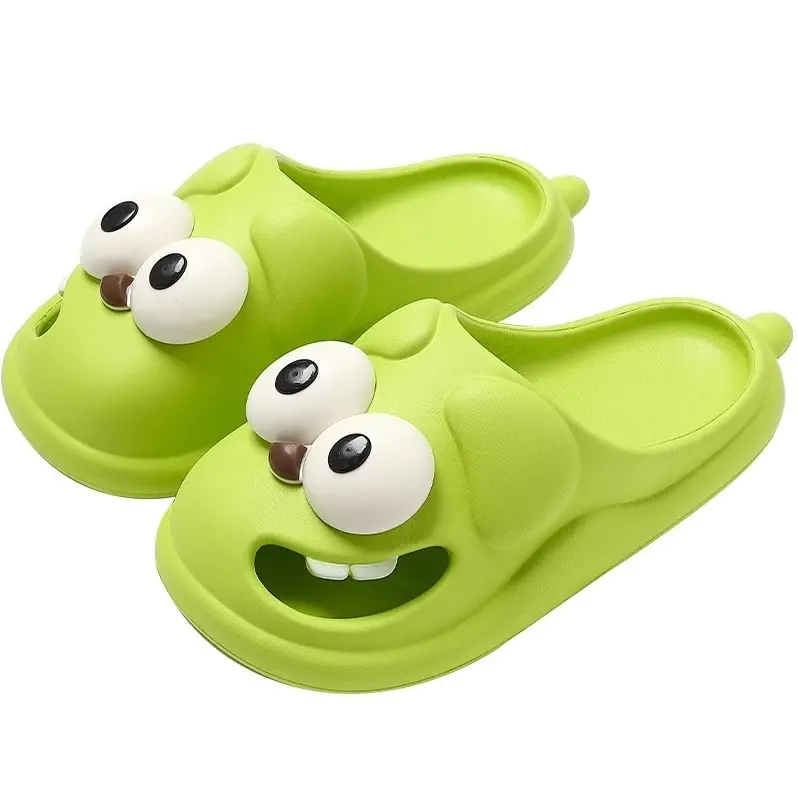 Sendal Selop Wanita Dewasa Sendal Selop Sendal Karet Wanita Karakter Anti Slip，Sandal untuk pasangan 1