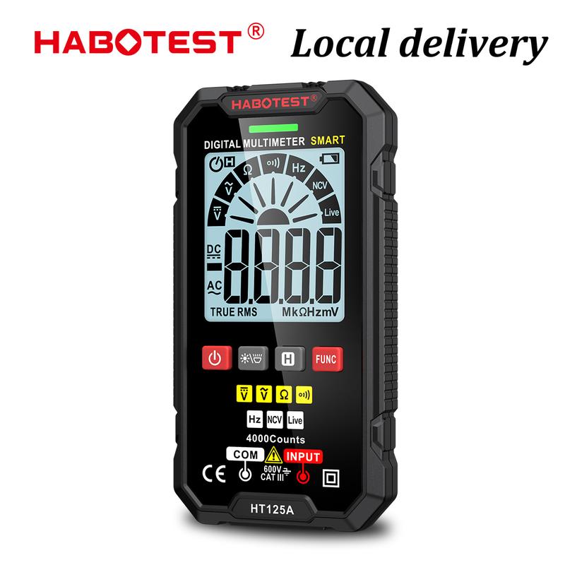 Multimeter Digital, HABOTEST HT125, Voltan AC / DC 600V, Ammeter ...
