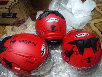 Product Review of Helm Dewasa GHM Double Visor Revo Redbulls SNI Terlaris Termurah from u**4 1