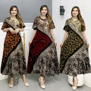 Daster JUMBO By RM - Tebus Murah - Daster Twill Ori Grade A Cap Malaman Asli Pekalongan Motif Zig Zag Busui