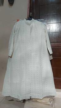 Product Review of MISTYVORI | Aziza Tunik Bordir Model Panjang Kancing Simple Muslim Wanita Atasan Dress Katun Variasi from r**8 0