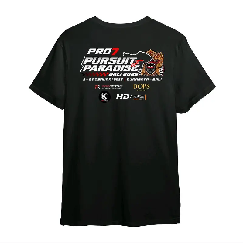 Kaos Pro7 Road To Bali - Pursuit Paradise Bali 2025 Sponsor 1