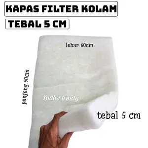 KAPAS FILTER KOLAM TEBAL 5 CM  UKURAN  LENGKAP