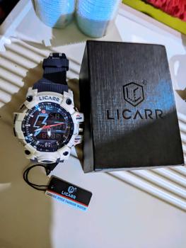 Product Review of LICARR Jam Tangan Pria Olahraga Analog-Digital Fashion Tahan Air Santai Kuarsa Jam Tangan Cowok Original Merek Stopwatch 9528 from 👠**🏍 0