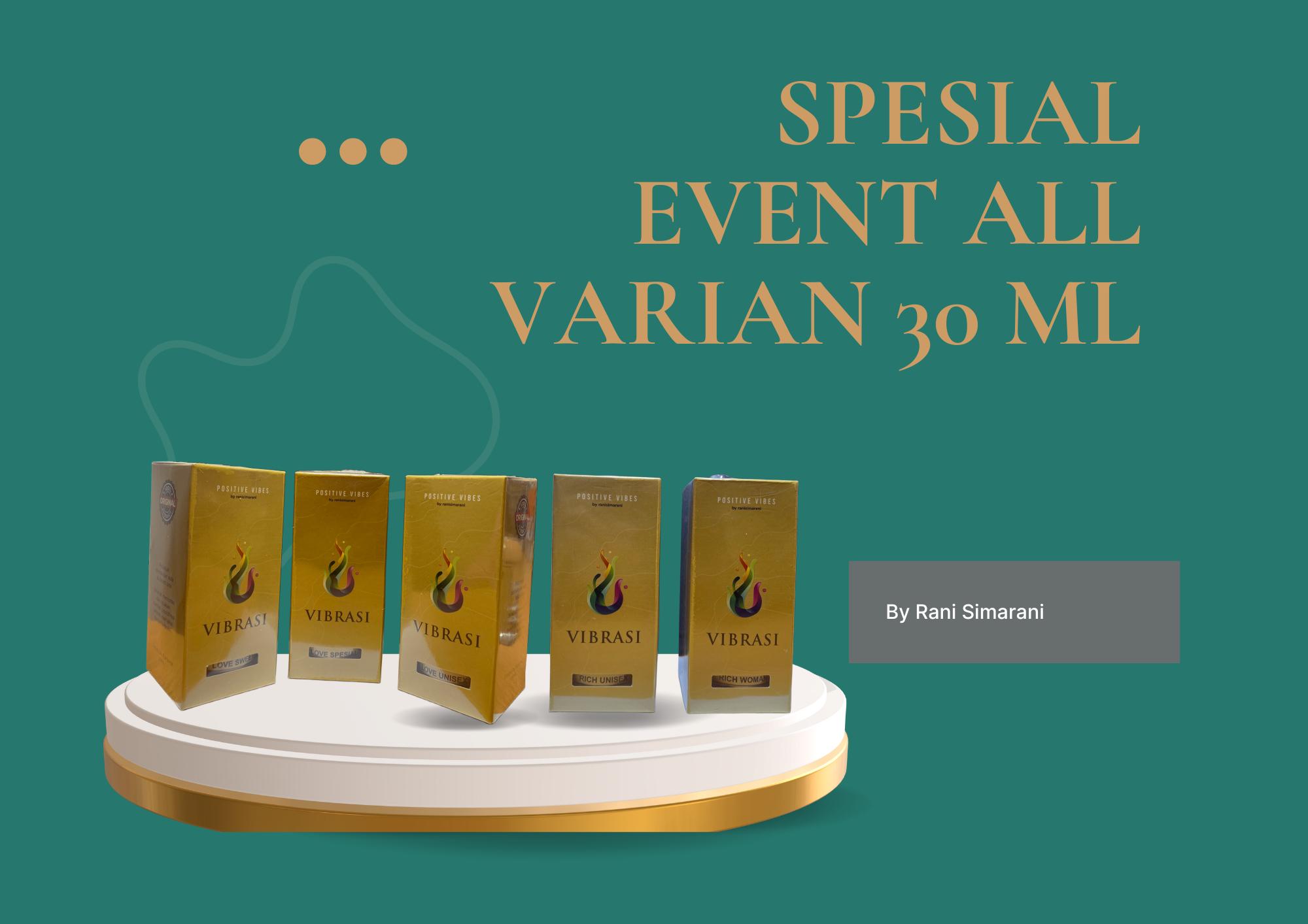 SPECIAL EVENT PARFUM AURA VIBRASI VARIAN LOVE Fruity Uniseks Perfume Wanita VARIAN RICH Woody Uniseks Perfume Wanita