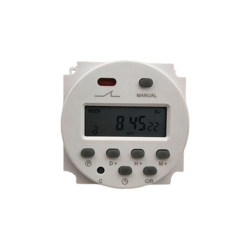 Time Switch Digital Weekly Programmable Adjustable Advertising Box Lamp Timer Light Relay Electronic Rechargeable Charger 0