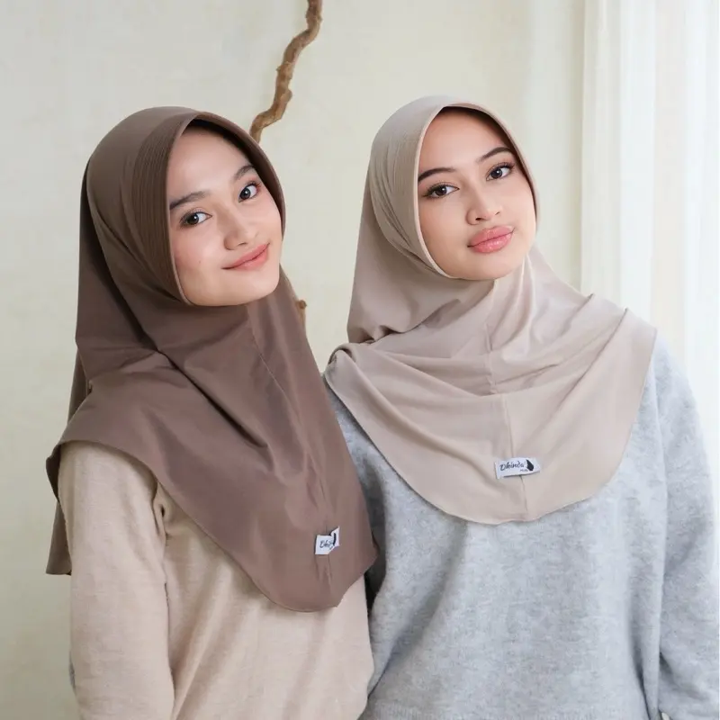 Dhinda Hijab - Daily Hijab Pet Instan Jersey Ity Size M