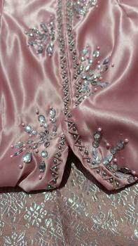 Product Review of Setelan Taffeta Songket Modern Dan Elegan- Baju Kurung Kondangan Mewah Bridal Payet Modern Terbaru 2025 Dress Wanita Atasan Panjang Pesta Dewasa from D**a 1
