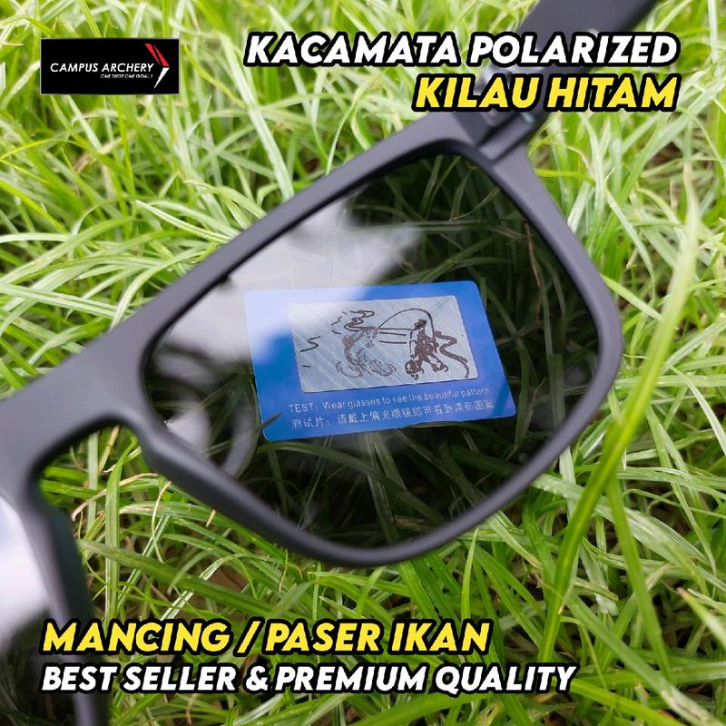 Kacamata Polarized Tembus Air Kilau Hitam Kacamata Memancing 4