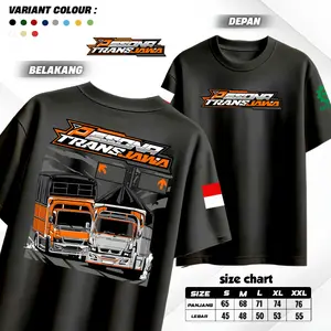 Kimfasion kaos pesona trans jawa - Kaos distro truck racing kekinian_atasan pria dewasa
