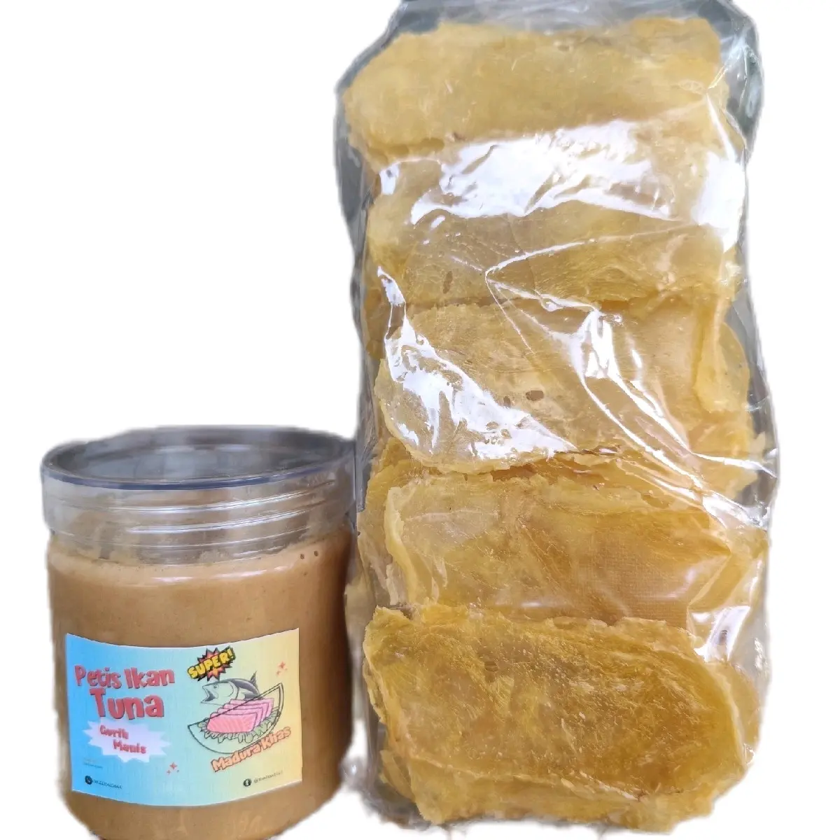 (MADURA) 500gr Petis Tuna dan 100 Lembar Keripuk Tette Asli Madura