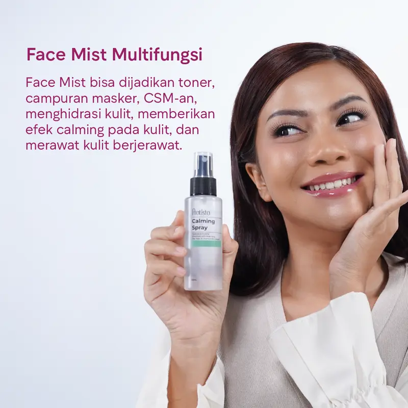 [Promo Hemat Bundling isi 2] Pratista Calming Spray Membantu Menenangkan Kulit Merawat Kulit Beruntusan dan Jerawat Menghidrasi Kulit Wajah 100ml 1