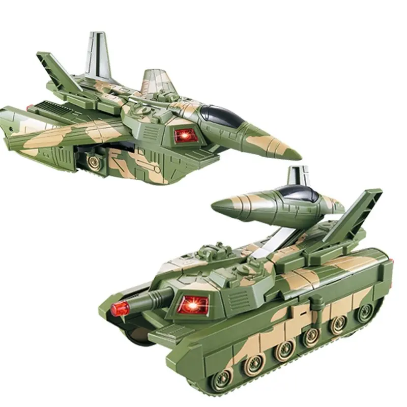 Children Simulation Fighter Aircraft & Tank Sound Light Music Model Electric Toy Toys