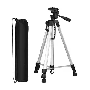 Tripod 1.6 meter 3 Kaki Stabilizer Tripod Kamera Hp 3366 Bahan Aluminium + Holder U + Tas Tripod