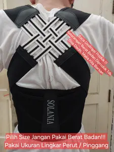Korektor Postur Dapat Disesuaikan Pria Wanita Sabuk Penopang Punggung Ortotik Penjepit Perbaikan Bahu