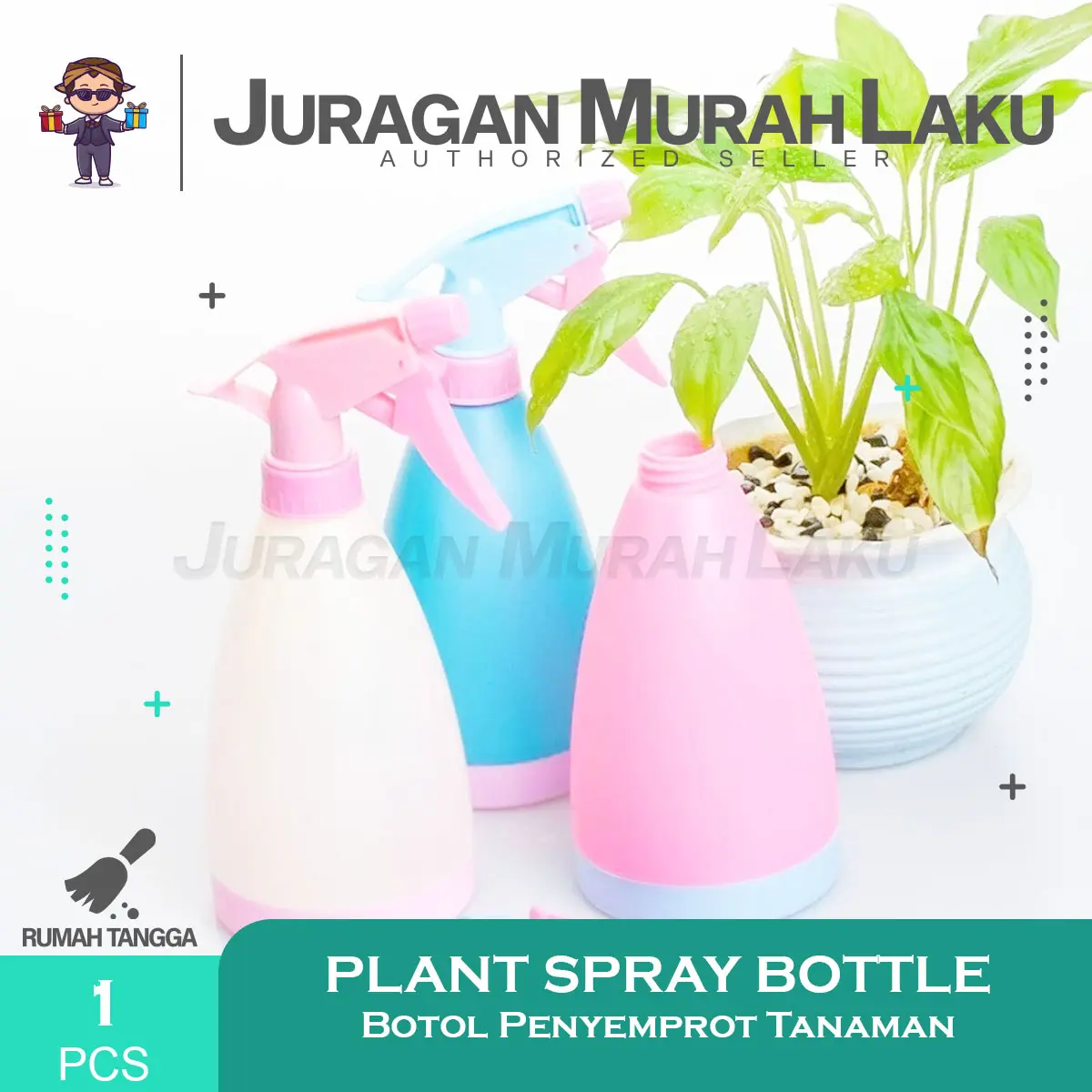 BOTOL SPRAY 500ML BOTOL SEMPROT TANAMAN KACA 500ml MULTIFUNGSI