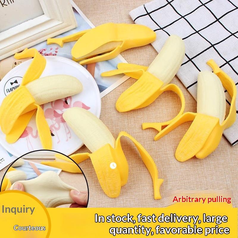Đồ chơi vui nhộn hình chuối bóp giảm căng thẳng, đồ đùa nghịch giải trí tuyệt vời