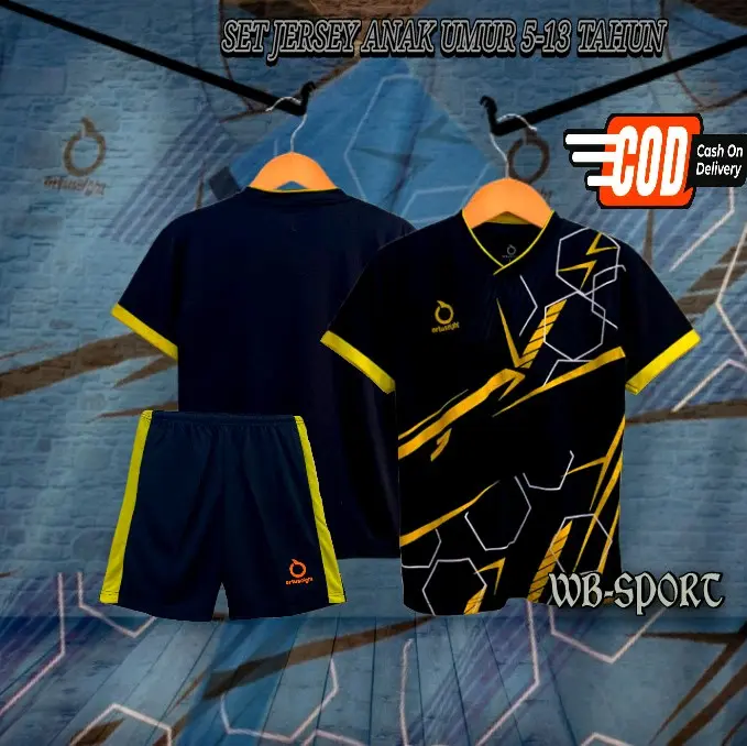 STELAN STELAN JERSEY ANAK BAJU SEPAK BOLA VOLLY BADMINTON BOLA CAKRAW PRIA WANITA Futsal Olahraga 2