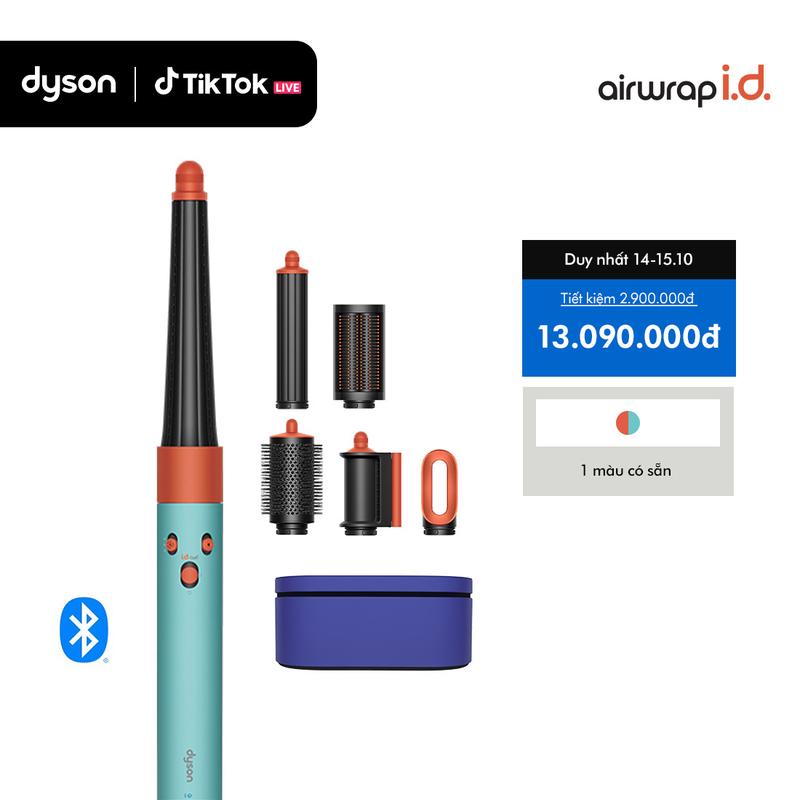 [21H 14.10: DYSON LIVESTREAM] Máy tạo kiểu tóc thông minh Dyson Airwrap i.d.  HS08 Straight+Wavy (Ceramic Patina Orange Topaz)