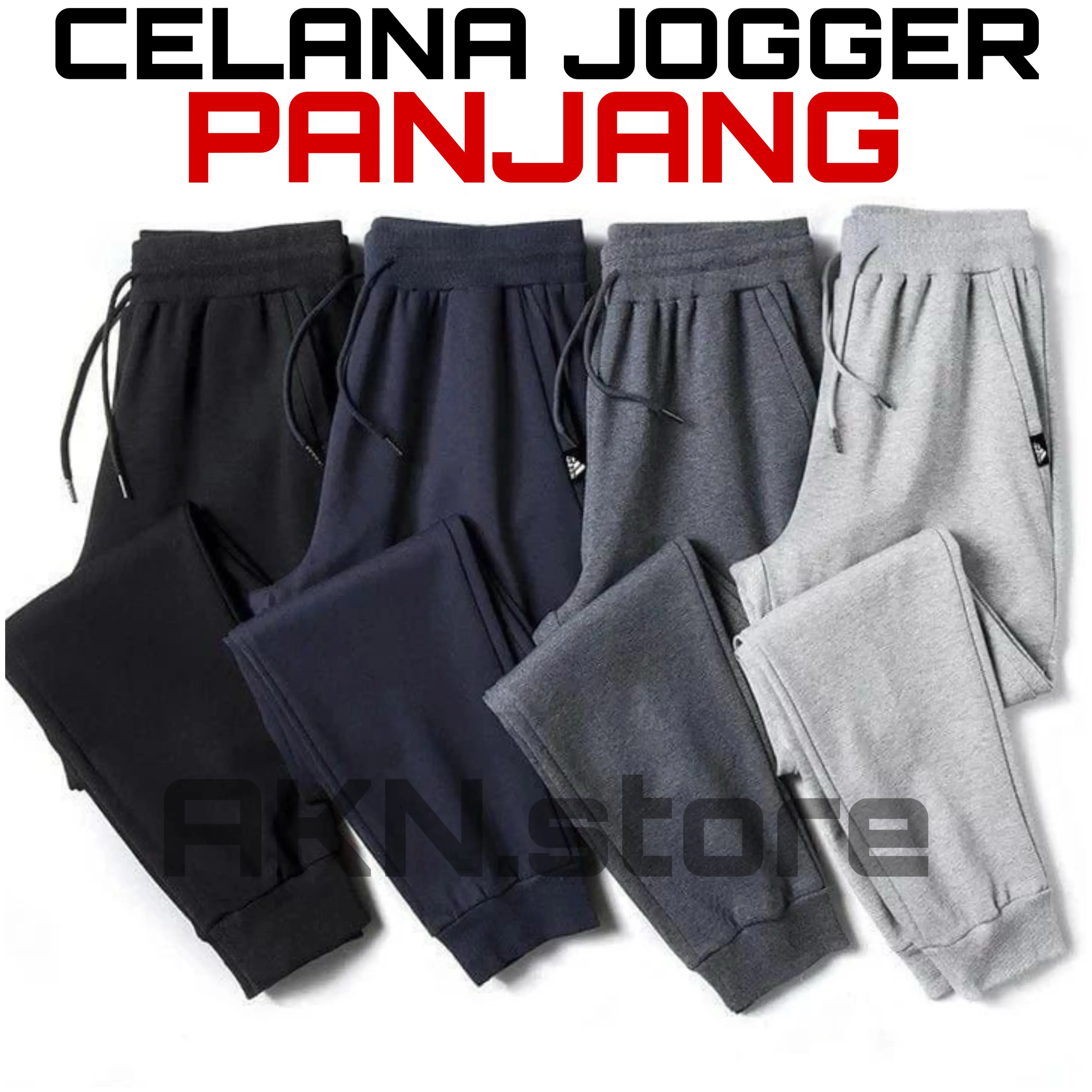Celana Training Joger Panjang Unisex Running Sport / Celana Olahraga Panjang Pria Wanita