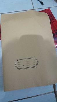 Product Review of Harga Grosir (1packs/20Lbr ) Sampul Buku Coklat SAMSON Dan Plastik Mika BOXY UK Buku Campus from L**h 2