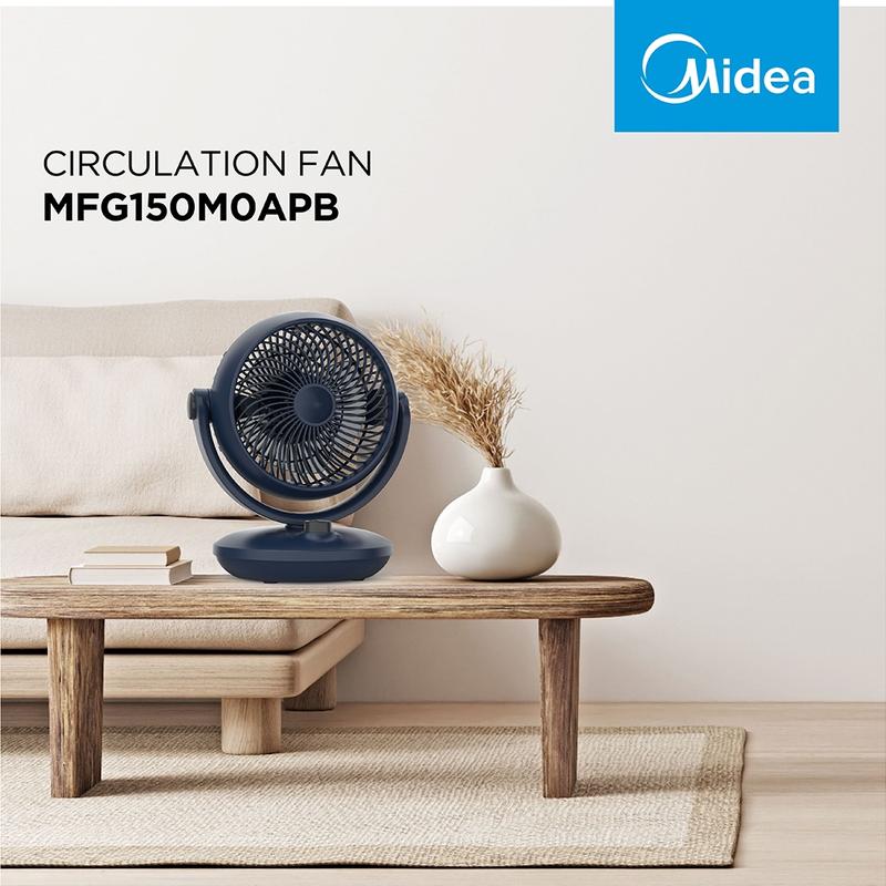 Kipas Midea  Meja / Table Circulation Fan MFG150M0APB - Mini Size 6
