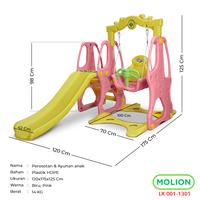Gambar SPEEDS Perosotan Ayunan Set Karakter Mainan Basket 5 In 1 Playground Seluncuran Anak Free Ring Empuk LX001-1301 - 1301 BIRU 3in1 dari Calaryindo Kota Surabaya 2 Tokopedia