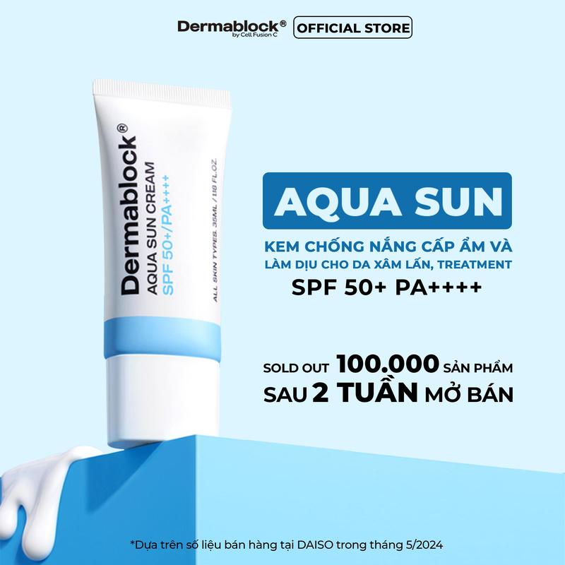 DEAL 99K KEM CHỐNG NẮNG DERMABLOCK SPF50+ PA++++ DÀNH CHO MỌI LOẠI DA 4