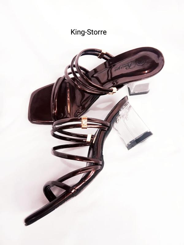 heels tali heels mewah elegan Sandal hell Wanita lamisha coklat mahugony terlaris/Sandal trandi masa kini/Sandal terpopuler Cewek Sendal 7