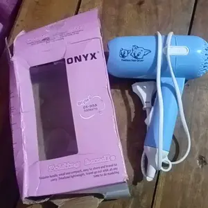 Hair Dryer Lipat Mini ONYX 938 Karakter  500 Watt Garansi Internasional