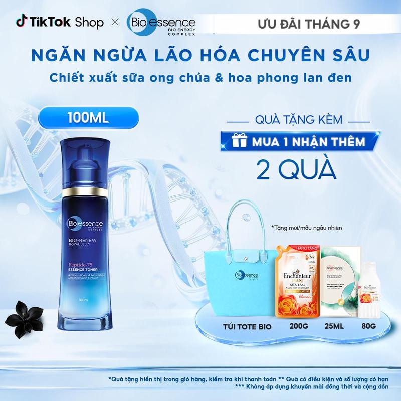 Nước cân bằng Làm Đẹp Da Skincare BioEssence BioRenew Nourishing Toner tinh chất