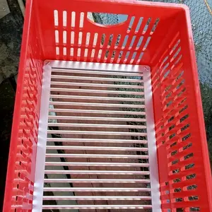 alat sortir ikan lele sistem ALUMUNIUM ukuran KONSUMSI+ keranjang