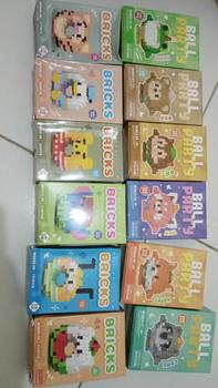 Product Review of JakMall Isi 6Pcs Bricks Ball Party Block Karakter Kartun Bricks Mainan Puzzle Edukasi Anak from i**s 2