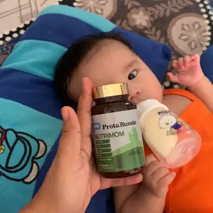 Protabumin Nutrimom ASI Booster 60 Kapsul - Pelancar dan Menutrisi ASI BPOM Halal [Rekomendasi Dokter dan Bidan ASI Booster khusus Ibu Menyusui Bayi Pasca Persalinan] Pelancar ASI