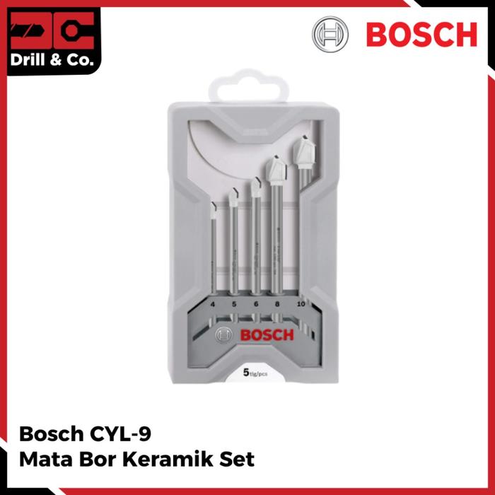 Gambar Mata Bor Keramik /Mata Bor Tombak Bosch CYL 9 Set 5 Pcs (169) dari Drill&Co Kota Administrasi Jakarta Barat Tokopedia