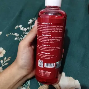 SONIK SCENTS SKIN NICE BODY TONER MERAH 200 ML Glycerin, Niacinamide, Glycolic Acid, allantoin