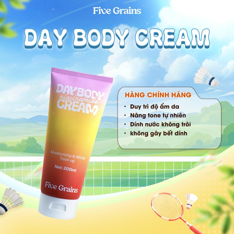 Kem dưỡng Cao cấp Five Grains giúp làm trắng da Niacinamide, Alpha Arbutin ban…