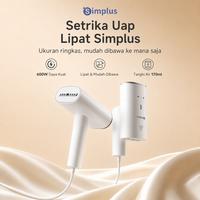 Gambar Simplus Setrika Uap Genggam Lipat Tangki Air 170ml Low Watt 600W Setrika Pakaian Uap Portabel Menyetrika Datar dan Gantung 2in1 GTJH017-1 dari ID Simplus Lifestyle Kab. Tangerang 3 Tokopedia