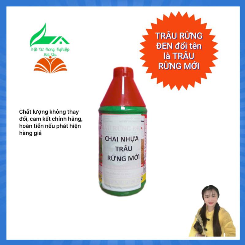 COMBO 5 Chai tặng 10 gói anly Chai Nhựa Nắp đỏ Hiệu Trâu rừng mới Chai 900ml dùng để chứa dung dịch phân bón dùng trong nông nghiệp