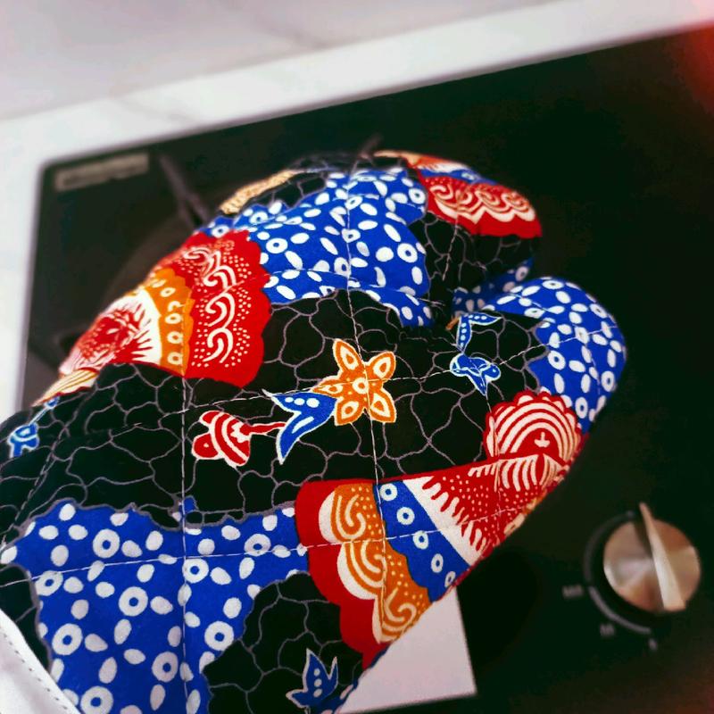XL. Sarung tangan anti panas dapur lap tangan oven bagus Alat 8