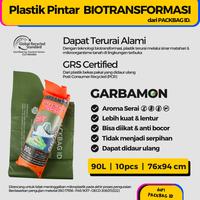 Gambar PACKBAG Garbamon 90L Kantong Sampah Wangi Lemongrass Biodegradable Bahan Recycle Isi 10 pcs Plastik dari PACKBAGID Kota Tangerang 1 Tokopedia